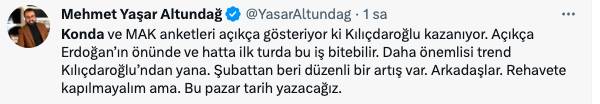 KONDA anketini yayınladı, gazeteci ve akademisyenler sonuçları işte böyle yorumladı: İlk turda biter... 6